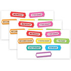 Ashley Productions Magnetic Die-Cut Timesavers & Labels - Days of the Week - White Polka Dots - 3 Pack-Easy to clean