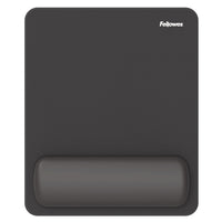 Fellowes Breyta Mousepad Wrist Rest with HEX Cushion - Black-Patent pending HEX Cushion Technology combines uniform support with exceptional comfort while mousing