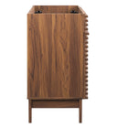 Modway Render 48" Double Sink Compatible Bathroom Vanity Cabinet - Walnut-Full-Extension Drawers