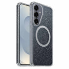 OtterBox Symmetry Clear Cell Phone Case with Magnets for Galaxy S26 - Stardust 4.0-Built-in magnets align perfectly for up to 15W of Fast Charge with Qi2 wireless chargers