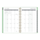 Mead 2026-27 Two-Tone Weekly/Monthly Planner - 8½" x 6" - Watermelon - Bilingual-Durable poly cover