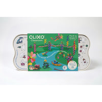 Clixo Classroom Pack-Supporting individual or group play, the pack includes 100 pieces, an Educator’s Guide, and 30 activity prompt cards that foster collaboration, boost creative confidence, and empower innovation