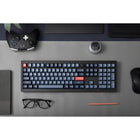 Keychron V6 Max Knob Version Swappable RGB Backlight - Brown Switch - Black-Full system compatibility with macOS, Windows, Linux, and other major platforms