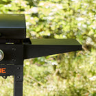 Blackstone 22" Cart Griddle With Hood-Classically Styled, Painted Hood with Orange OTG Handle/Pull Grips
