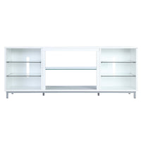 Manhattan Comfort Brighton 60" Modern TV Stand - White-Modern Free Standing TV Stand for Living Room and Bedroom use