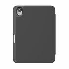 JCPal DuraPro Case with Pencil Holder for 2024 & 2021 iPad mini - Black-Black, Shock resistant
