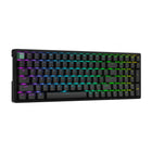 Keychron K4 HE Aluminum Swappable RGB Backlight - Nebula Switch - Black-Tri-mode connectivity (2.4 GHz, Bluetooth, and wired) for versatile use across devices