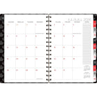 Hockey Canada 2026-2027 Weekly/Monthly planner - 8 1/2" H x 6" W - Black-12 months of WM academic planning July 2026 - June 2027