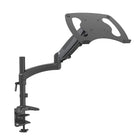 ShoppingAll Adjustable Laptop Mount Stand for Laptops Up to 17" - Black-Hold one 12"-17" laptop or one 15"-32" monitor that weighs 17.6lb/8kg or less and has 75mm x 75mm or 100mm x 100mm VESA mounting holes