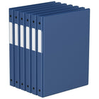 Davis Group Premium Economy Binder - Round Ring - 5/8" - Royal Blue - 6 Pack-3 Ring Binder