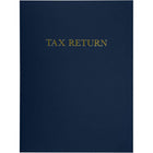 JAM Paper Tax Return Presentation Folders - 9" x 12" - Nautical Navy Blue Linen - 250 Pack-Designed with 4-inch-high interior pockets on either side, these folders have ample space for all your documents
