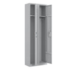 Ceha RH Series 1-Tier Locker with Louver Vents and Recessed handle - Bank of 2 - Light Grey-Secure storage with enhanced front louver ventilation
