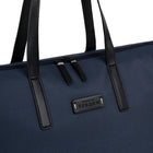 Bugatti Reborn Collection - Business Tote Bag - Rpet Polyester - Navy-Lightweight Tote Bag with lateral show pocket, shoe pocket can be attached when not used.