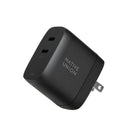 Native Union Wall Charger 67W PD GaaN - Black-Unlock Power Delivery for Type-C laptops, tablets, phones, weather stations & more. Charge up to 2 devices at once with 2 USB-C ports
