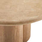 Modway Tori 20" Indoor/Outdoor Round Side Table - Travertine-8