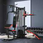 Soozier All-In-One Home Gym System-Padded seat and backrest for comfort