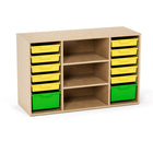 Mitybilt Polar 14 Storage with Plastic Shatterproof Trays - 48" L x 18" D x 30" H-0.75” plywood construction