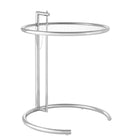 Modway Eileen Grey Metal Side Table - Silver-Modern End Table