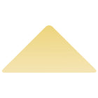 JAM Paper Standard Label Rolls - Triangle - 1 1/4 x 2 1/2 - Gold Matte Foil - 125 Labels/Roll-Size: Triangle ( 1 1/4 x 2 1/2 Inches ) | Printer friendly labels are easy to create and customize.