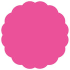 JAM Paper Standard Label Rolls - Scallop Shaped - 1 5/8 x 1 5/8 - Neon Pink - 125 Labels/Roll-Size: Scallop Shaped ( 1 5/8 x 1 5/8 Inches ) | Printer friendly labels are easy to create and customize.