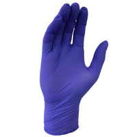 Suretouch Nitrile Powder Free Disposable Gloves - X-Large - Cobalt - 100 Pack-Made of 4-4.5 mil Cobalt nitrile