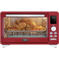 Salton NuRetro Digital Air Fryer Toaster Oven - Space Cherry-Air fry! enjoy crispy, golden results faster with circulating hot air that cooks evenly using little to no oil—perfect for healthier meals.