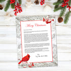 Geographics Winter Cardinal Letterhead - Red Foil - 8.5" W x 11" H - 40 Pack-5