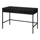 Hudson&Canal Nolan 48" Writing Desk - Black-Weight capacity is 40 lbs