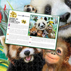 Howard Robinson Zoo Selfie - 500 Pieces -Completed puzzle size: 24 x 18 inches / 61 x 46 cm
