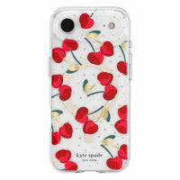 Kate Spade Protective Compatible with MagSafe Case for iPhone 17 Air - Cherry Dot-Designed for Use avec Apple’s MagSafe Accessories