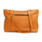 Ashlin Melia Classic Ladies Tote Bag with Long Straps - British Tan-Features ASHLIN's Inside Organizer™, with 5 credit card pockets, 2 pen loops