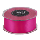 JAM Paper Double Faced Satin Ribbon - 1 1/2" W x 25 yd. - Shocking Pink-Our decorative ribbon is made from the highest quality double-faced satin, which features a smooth finish!