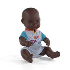 Miniland Anatomically Correct Newborn Doll - 12-5/8" - African Boy-Made of phthalates-free vinyl