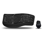 Adesso 1500GB Ergonomic Keyboard & Mouse Combo - Canadian Bilingual English/French Layout-Ergonomic Wireless Keyboard & Mouse Combo - Split key zones and sloped design reduce wrist and hand strain, promoting natural posture during long typing sessions