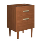 Modway Cassia 24" Teak Wood Bathroom Vanity Cabinet - Natural-Assembly Required