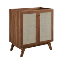 Modway Soma 30" Bathroom Vanity Cabinet - Walnut-MDF and Particleboard