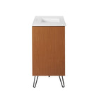Modway Energize 48" Bathroom Vanity - Cherry/White-MDF and Particleboard Construction