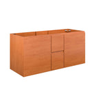 Modway Scenic 48" Double Sink Compatible Bathroom Vanity Cabinet - Cherry/Walnut-Wall-Mount Bathroom Vanity Cabinet