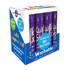 Kwik Stix Solid Tempera Paint Sticks - Purple - 12/Pack - 2 Pack-Great for projects needing certain colours replaced quicker than others