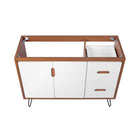 Modway Energize 48" Single Sink Compatible Bathroom Vanity Cabinet - Cherry/White-10