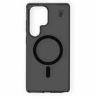 Ideal of Sweden Clear Cell Phone Case with Magnets for Galaxy S26 Ultra - Tinted Black-Protective design with raised edges to protect the camera and screen
