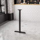 Flash Furniture 5" x 22" Restaurant Table T-Base with 3" Dia. Bar Height Column-T-Base Configuration