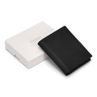 Champs Onyx Leather Vertical Wallet - Black-11 Credit card slots