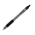 Zebra Z-Grip Retractable Ball Point Pens - 1.0mm - Black - 12 Pack-Smoked Black Plastic Design