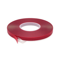 Futech Acrylic Foam Double-sided Tape - 0.5mm Thickness - 10mm W x 33m L - Clear-Strong, reliable double-sided adhesion for mounting, securing, and joining materials without visible fasteners.