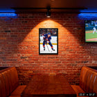 Frameworth Matthew Schaefer New York Islanders Portrait - Framed Canvas - 22.5" x 31.5"-Designed and manufactured in Canada by Frameworth with over 32 years of experience at our North York facility