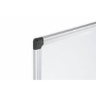 Staples Double Sided Dry-Erase Whiteboard - 36" H x 48" W - Aluminum Frame-Heavy-gauge aluminum frame with built-in mounting holes with caps