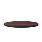 Flash Furniture 24" Round Table Top with Black or Mahogany Reversible Laminate Top-Black or Mahogany Laminate Finish