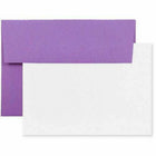 JAM Paper Recycled Stationery Set - 25 White Cards and 25 A7 Envelopes - Brite Hue Violet Purple - set of 25-Color: Brite Hue Violet Purple