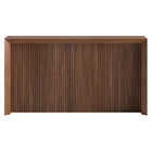 Hudson&Canal Piedmont 56"W Console Table - Satin Walnut-Table is made of high-quality and durable MDF and PVC materials